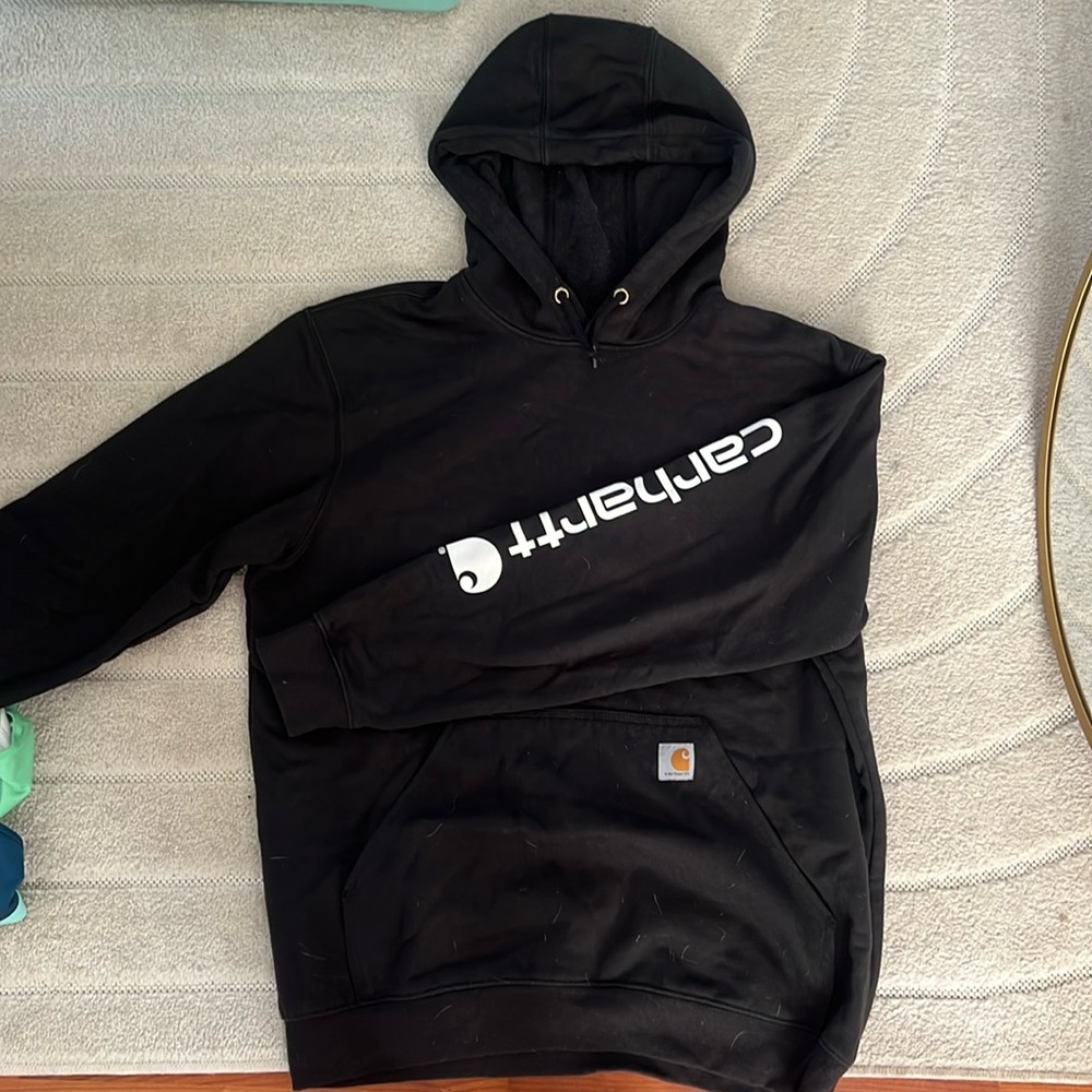 Carhartt Charcoal Gray Loose Fit Hoodie